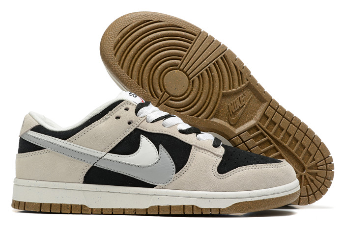 Men's Dunk Low SB Cream/Black Shoes 0263